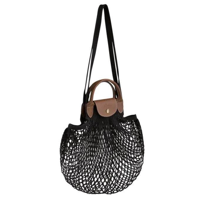 Longchamp Le Pliage Filet L Mesh Bag – Black vip time amman jordan